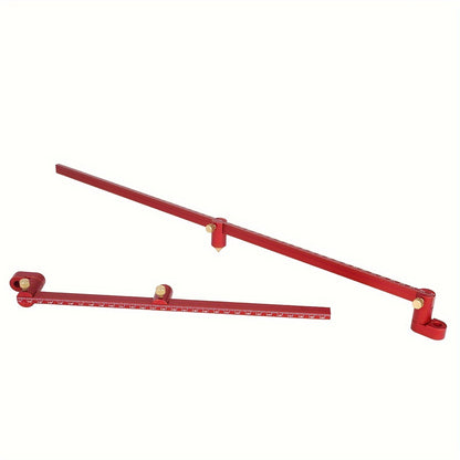 [Aluminum Scribing Gauge] 1pc Aluminum Woodworking Scribing Gauge | 320mm/550mm Center Finder Ruler | Lengthening Circle Ruler Compass for Woodturners Bowls Lathe Work