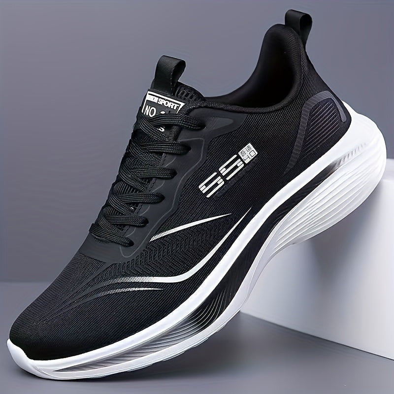 Men's Summer Athletic Shoes - Breathable Mesh, Soft Soles, Shock Absorption, Stylish And Versatile Running Shoes
