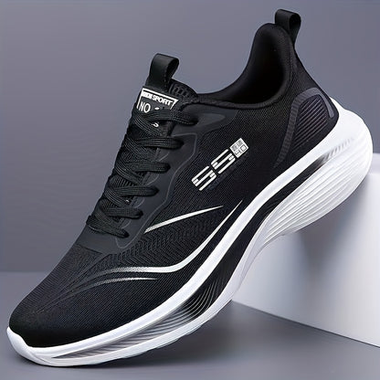 Men's Summer Athletic Shoes - Breathable Mesh, Soft Soles, Shock Absorption, Stylish And Versatile Running Shoes