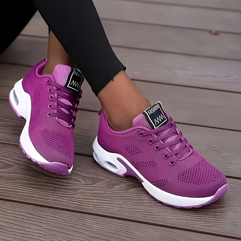 Ladies Sneakers Female Running Shoes Breathable Casual Shoes Woman Sports Shoes Platform Sneakers Height Increase Shoes, Women Shoes
