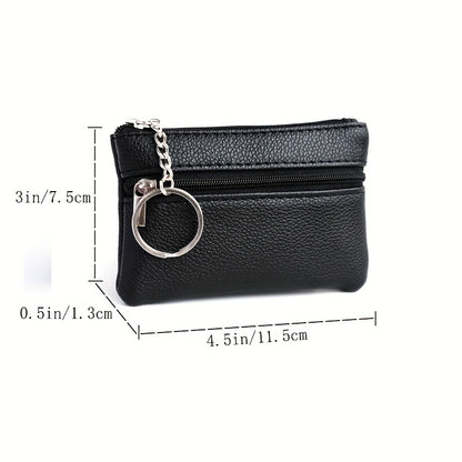 [Mini Coin Wallet] Small Wallet with Keychain - Mini Coin Purse That Holds Coins