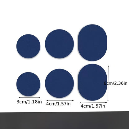 A Set of 6 Self-adhesive Shoe Patches for Repairing Side Damage, Mending Holes in Shoe Linings, and Applying to Worn Areas on Sneaker Heels. Durable, Scratch-resistant, and Wear-resistant, They Repair Tears and Abrasions