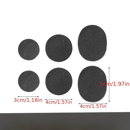 A Set of 6 Self-adhesive Shoe Patches for Repairing Side Damage, Mending Holes in Shoe Linings, and Applying to Worn Areas on Sneaker Heels. Durable, Scratch-resistant, and Wear-resistant, They Repair Tears and Abrasions