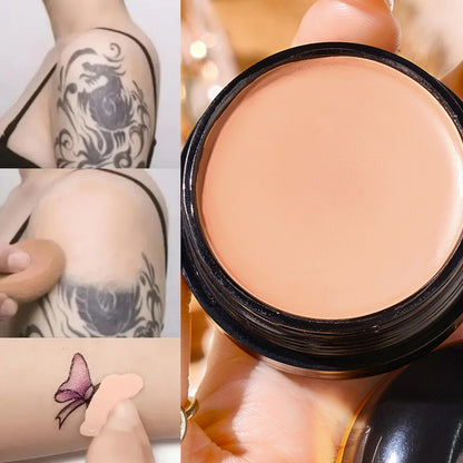 Full-coverage Concealer for Mature Skin - Ideal for Natural Makeup to Cover Dark Circles, Spots, Marks, and Tear Troughs, with Long-lasting Matte Finish