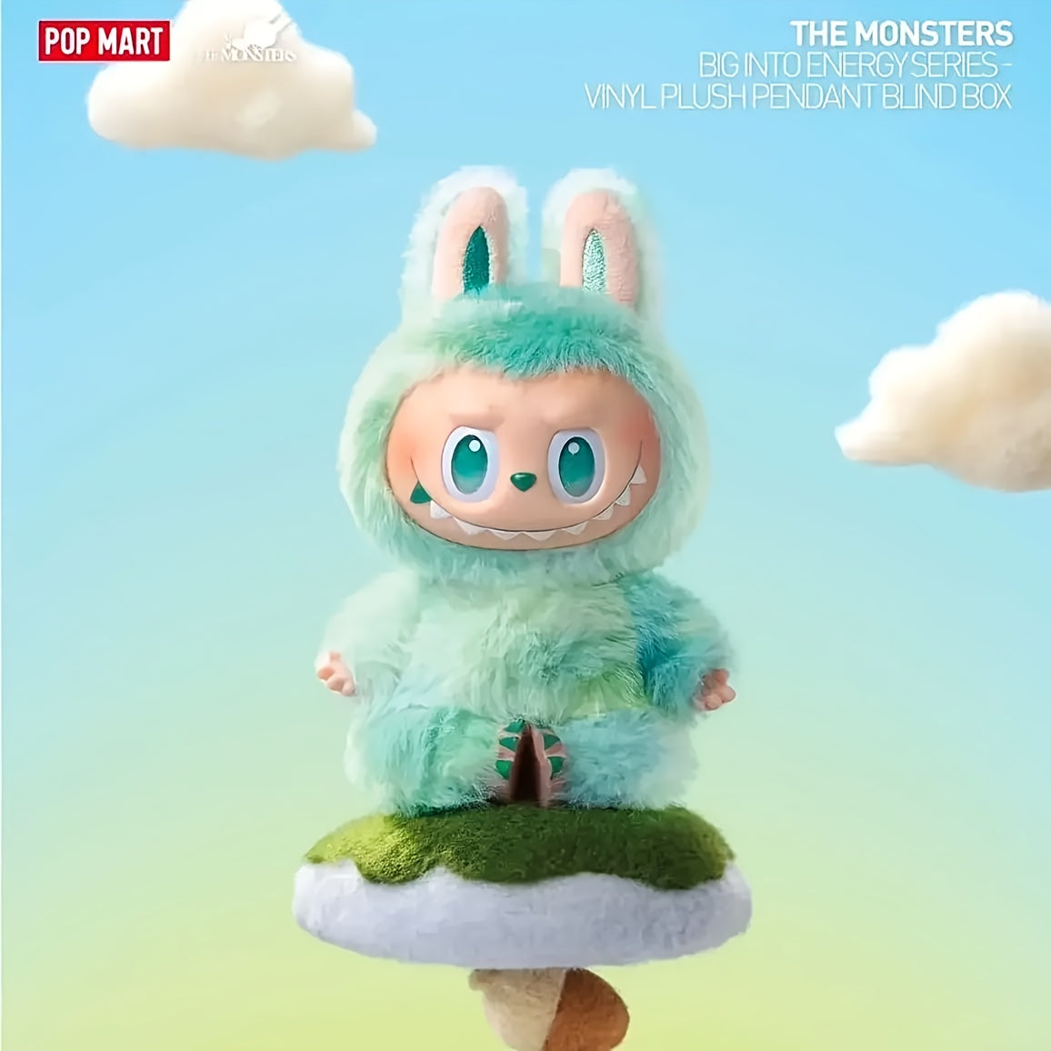 POP MART Labubu V3 3.0 THE MONSTERS Big into Energy Series Vinyl Plush Pendant Mystery Box Guess Bag Toys Doll Cute Anime Figure Valentine's Day Gift