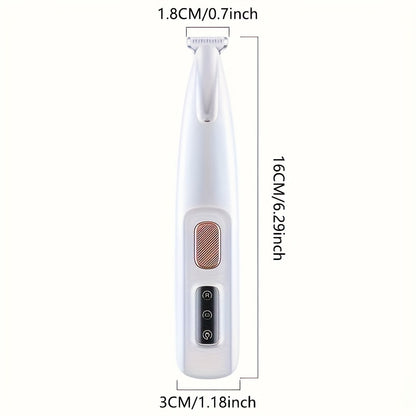 [LED Pet Grooming Clippers] USB/Battery LED Pet Grooming Clippers - Quiet, Safe Low Noise Electric Nail Trimmer, Long-Lasting Battery for Dog & Cat, Home or Professional Grooming, Ideal for Puppies, Kittens, Small Dogs, Cats, Sleek Design, Durable Constru