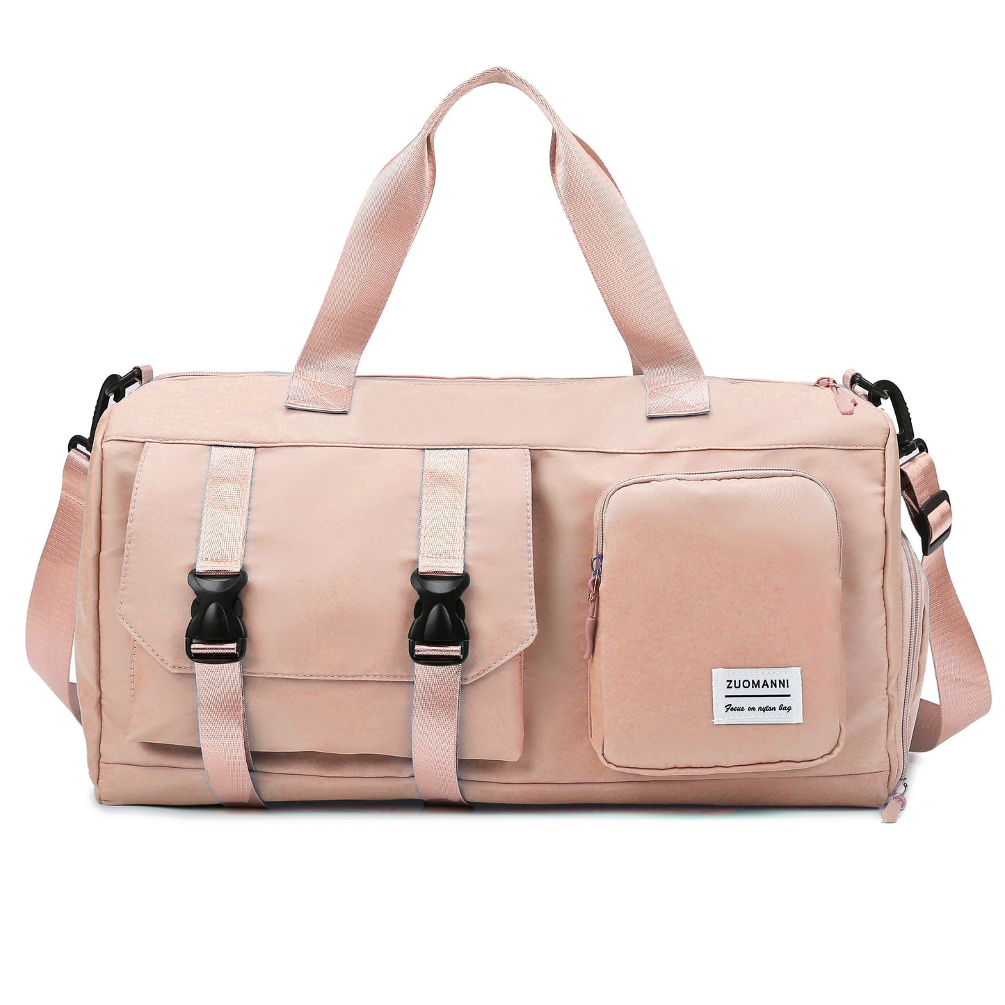 Women's Crossbody Bag, Outdoor Sports Fitness Bag, Weekend Luggage Bag, Yoga Bag, Multi-Pocket Short Trip Handbag