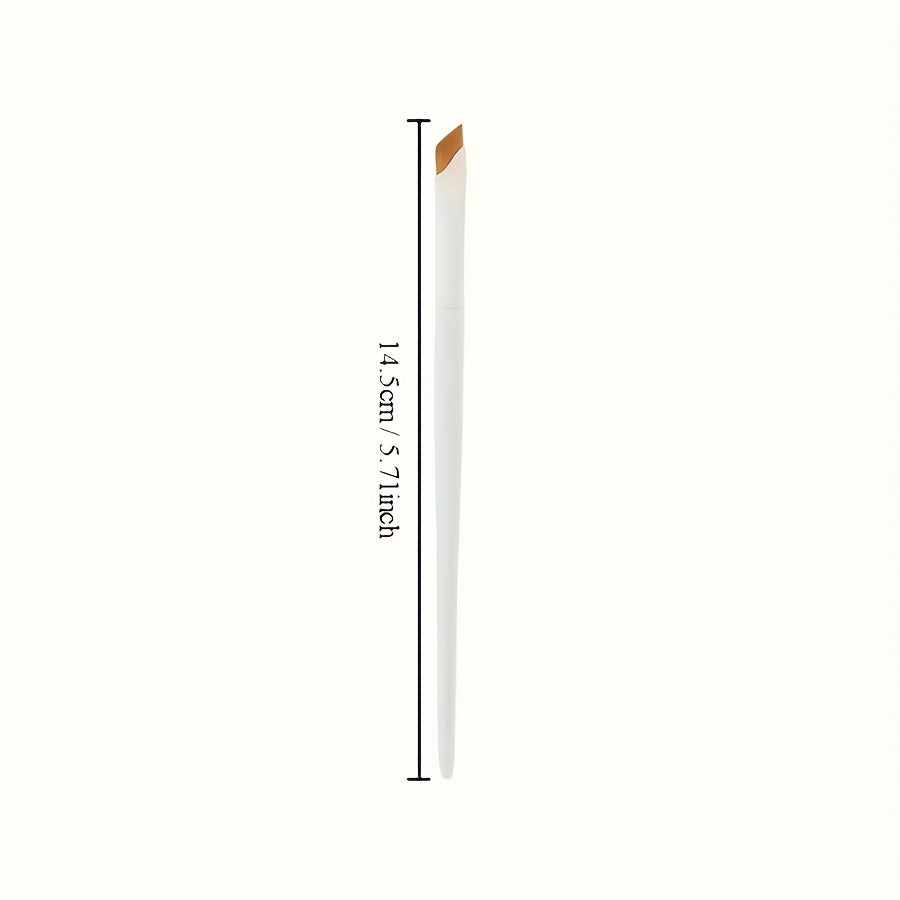[Fragrance Free] Precision Angle Eyeliner and Eyebrow Brush Set | 1/2/3pcs | Nylon Brush | Fragrance Free | Suitable for All Skin Types | Ideal for Beginners