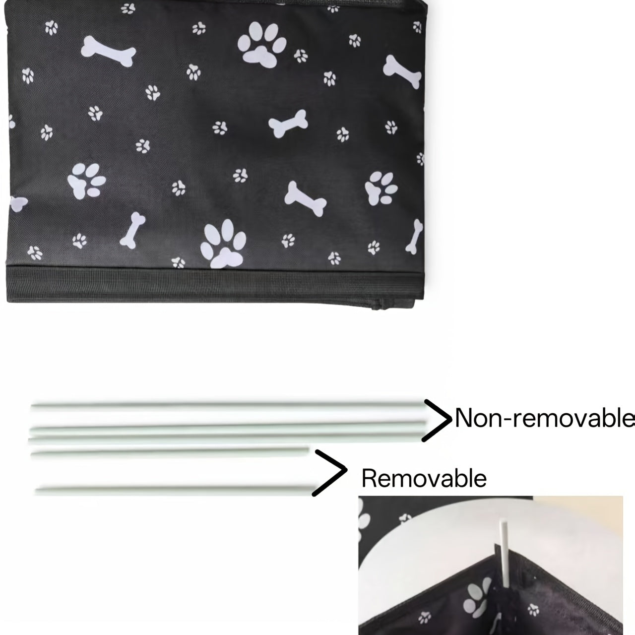 PetSafe & Travel Essentials | Durable Polyester Car Front Seat Dog Basket - Scratch-Resistant Pet Mat for Travel, with Side Pockets and Seat Belt Cover for Secure Transport, Dog Car Sea