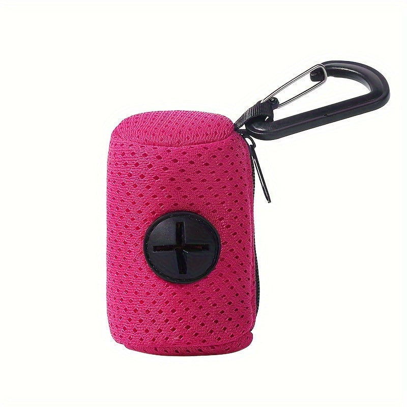 Pet Garbage Bag | Dog and Poo Bag Storage and Dispenser, Portable for Outdoor Use