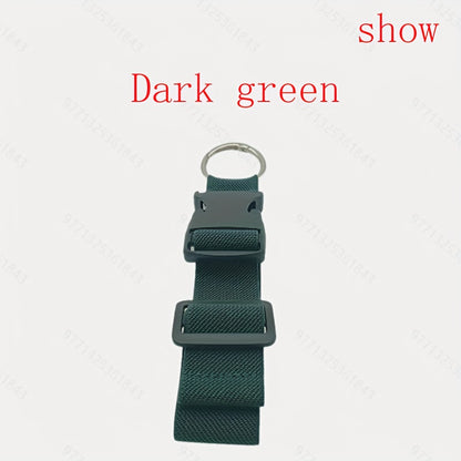 Zinc alloy hanging ring, backpack strap, luggage strap, portable backpack expanson strap, outdoor sports and tourism strap