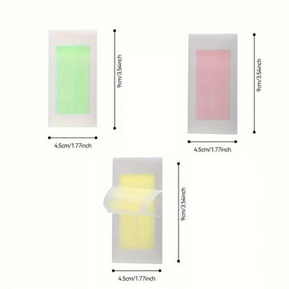 [20-Pack WAXKISS Wax Strips] WAXKISS 20-Pack Ready-to-Use Wax Strips | Aloe/Lemon/Rose/Lavender Scented, Hypoallergenic & Gentle Formula for Face, Eyebrows, Lips, Underarms | Portable Travel Size, Quick Hair Removal, Full Body, Mothers Day Gift