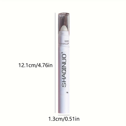 Pearl White Shimmering Eye Highlighter Pen - Long-Lasting, Brightening, and Smudge-Proof Eye Corner Eyeshadow with Glitter Effect - Perfect for Music Festival, Party, and Everyday Use