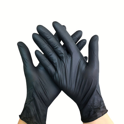 [Disposable Nitrile Gloves] 50pcs Multi-Color Disposable Nitrile Gloves | Essential Household Cleaning Supplies for Kitchen, Pet Bathing, Hair Dye, Manicure & Food Prep