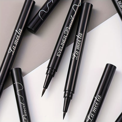 3pcs Quick Dry Black Liquid Eyeliner Pens - Ultra-Fine Tip, Smudge-Proof, Waterproof & Sweatproof, Long-Lasting Makeup Hold, Perfect for Beginners, Festivals & Gifts