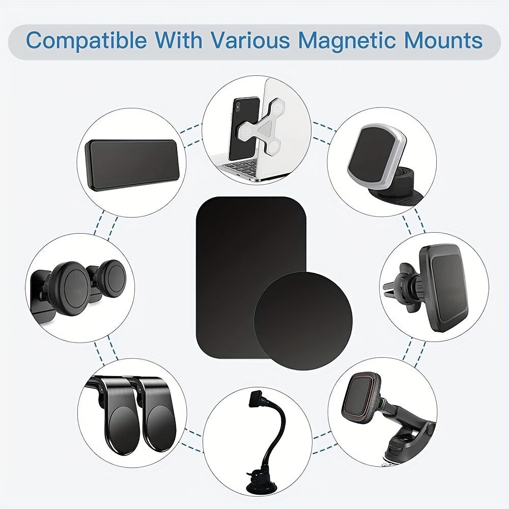 [Magnetic Phone Holder] Magnetic Universal Car Phone Holder, Metal Plate, Mobile Phone Magnet Holder, Metal Disc Sticker Mount
