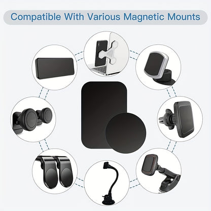 [Magnetic Phone Holder] Magnetic Universal Car Phone Holder, Metal Plate, Mobile Phone Magnet Holder, Metal Disc Sticker Mount
