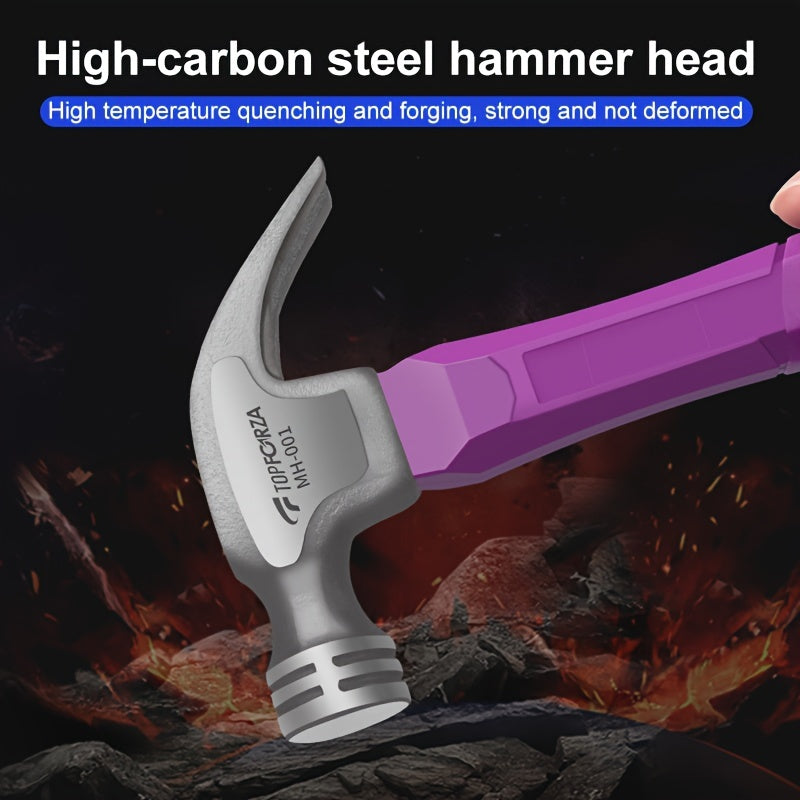 1pc Claw Hammer Nail Hammer Woodworking Striking Tools Carpenter Tools Steel Hammer