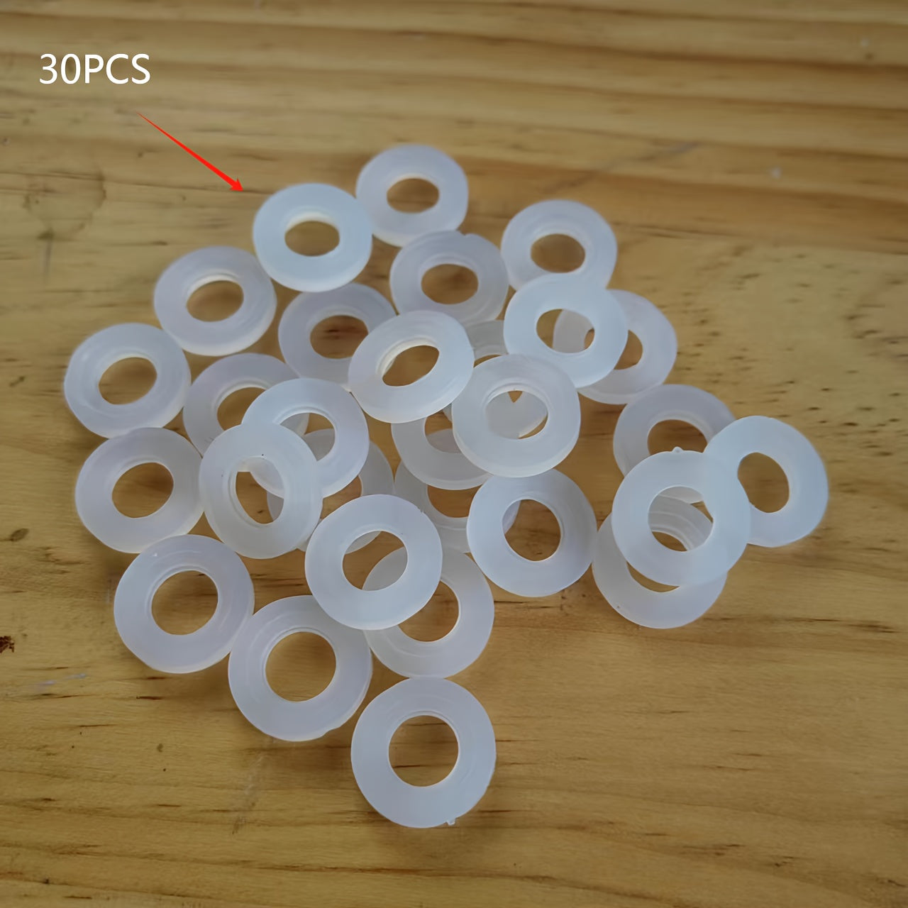 10/20/30/40/50pcs Household Pipe Fittings White Silicone Sealing Leakproof Gasket, for 1/2 "pipe Sealing Silicone Ring, Hot and Cold Silicone Ring, Drainage Connection High Quality Heat- Leakproof Silicone Gasket 3mm Thickness. Durable