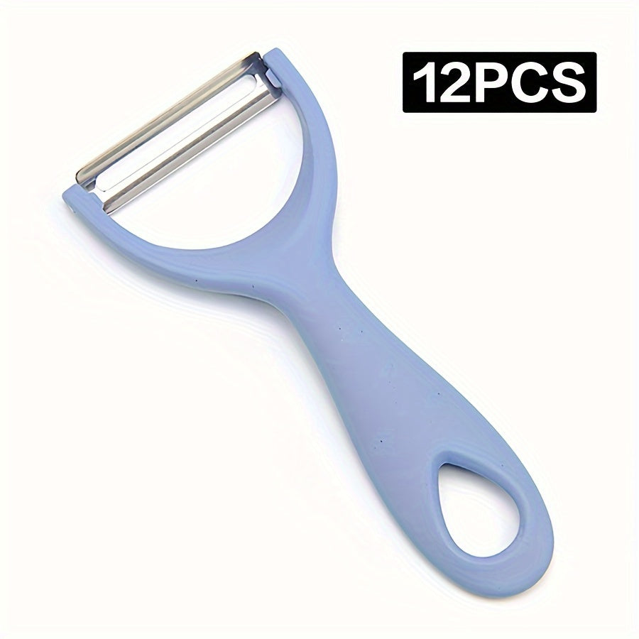 Stainless Steel Peelers, Affordable And Useful, Versatile And Innovative Kitchen Tool with Safety Cover, Efficient for Preparing Fruits And Vegetables, Set of 1-4, Perfect for Mother's Day, Christmas Gifts, And Black Friday Offers
