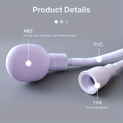 1pc Faucet Washing Hair Shower Pet Cat Dog Bath Faucet Sprayer, Multi-purpose Faucet, Shower Spray Head Convenient Easy InstallationFor shower use only