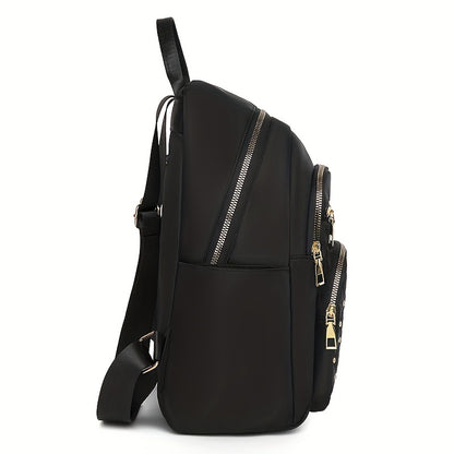 Casual Style Large Capacity Backpack with Adjustable Strap - Lightweight, Durable, Multi-Pocket Design, Zipper Closure, Polyester Lining, Perfect for Commute & Travel, Commute Backpack|Casual Style Backpack|Durable Backpack