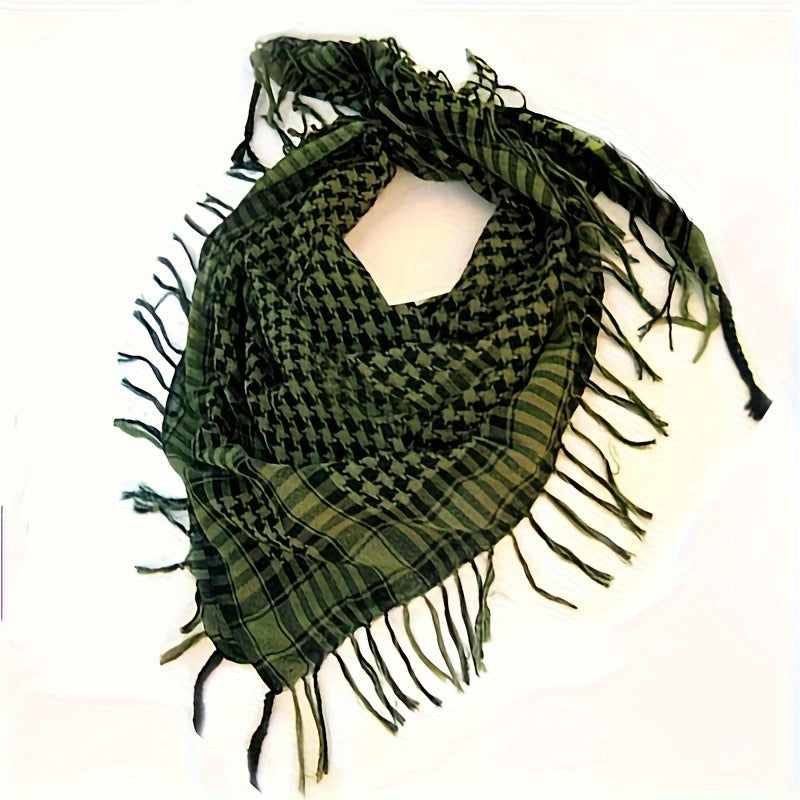 Men Women Scarf Plaid Tartan Lightweight