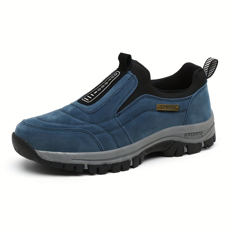 Men's Plus Size Loafers Flat Shoes Walking Shoes Slip-On All-Season Anti-Slip Comfortable Hiking Shoes