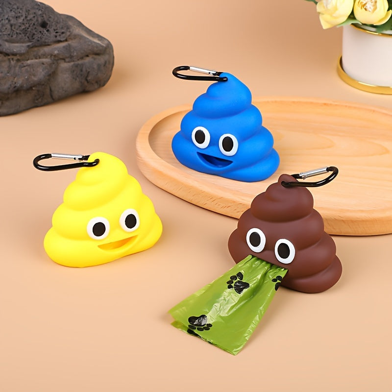 Creative Pet Supplies Dog Outing Poop Picker Convenient and Beautiful Portable Garbage Bag Distributor Portable Garbage Shell Essential for Pet Lovers