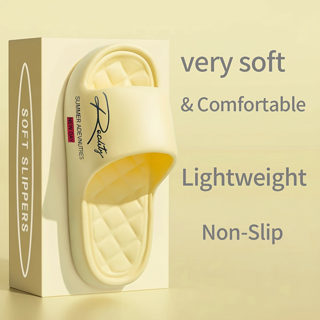 Lightweight EVA Slippers for Women, Non-Slip Indoor And Outdoor Home Shoes, Machine Washable with Easy Slip-On Design, Cushioned Insoles for Comfort in All Seasons, Suitable for Home, Beach, Bathroom, And, Easy to Clean with a Non-Slip Sole.