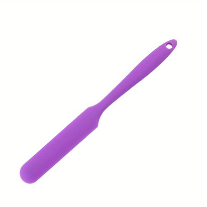 1pc, Silicone Jar Spatula, Non-Stick Icing Spatula, Food Grade Silicone, Heat Resistant, Baking Tools, Kitchen Gadgets, Kitchen Accessories