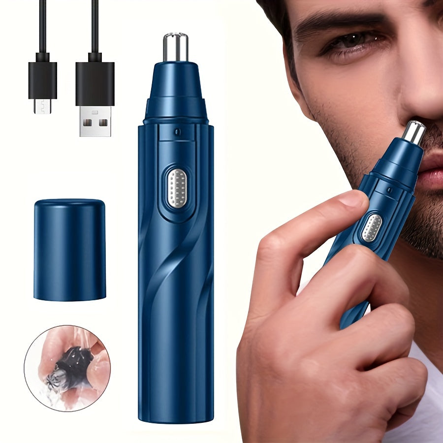 Trimmer for Ears And Nose Suitable for Both Genders - Effortless Removal of Eyebrow And Facial Hair with USB Charging Capability