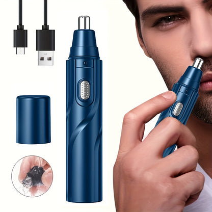 Trimmer for Ears And Nose Suitable for Both Genders - Effortless Removal of Eyebrow And Facial Hair with USB Charging Capability