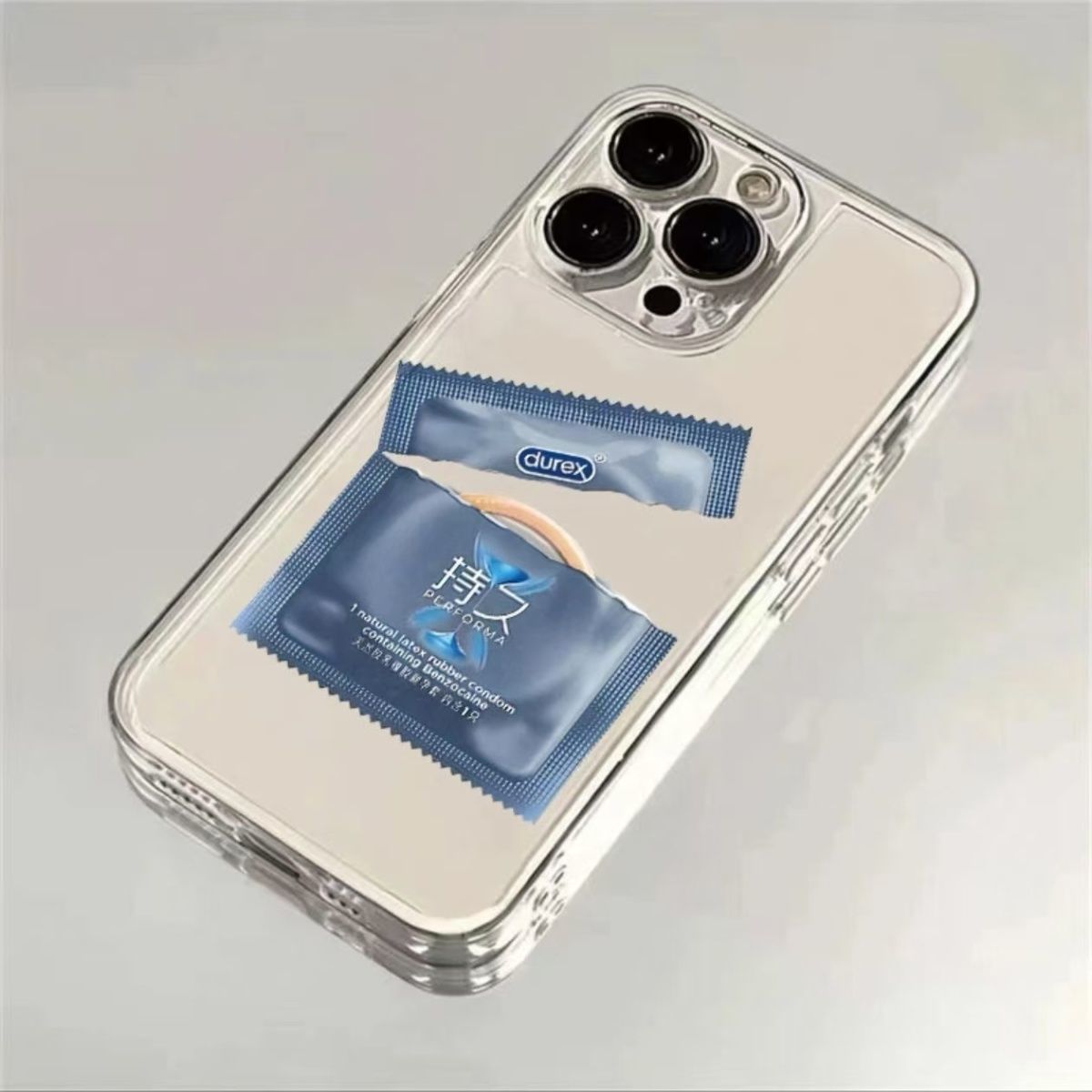 Condom Phone Case for iPhone 11 12 Pro Max 13 Pro 14 15 16 Pro Trendy Cover