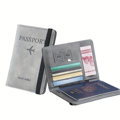 1pc RFID Passport Holder, Thin Passport Wallet, Surface, Multi Functional Wallet, Travel Passport Holder, Cute Card Holder