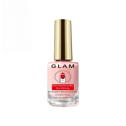 Natural Pink Nail Hardener - 10ML, Air Dries Naturally, Decorative Manicure, Multifunctional for Christmas Nails, Designed for Nail Technicians, Nail Polish, Nail Strengthener, Natural Transparent Pink, Long-Lasting Shine, Enhances Nail Hardness