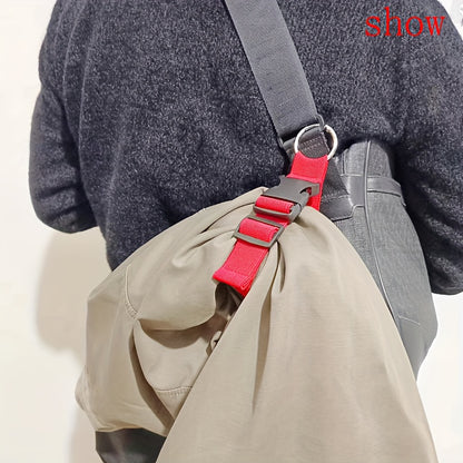 Zinc alloy hanging ring, backpack strap, luggage strap, portable backpack expanson strap, outdoor sports and tourism strap
