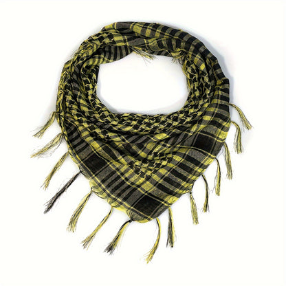 Men Women Scarf Plaid Tartan Lightweight