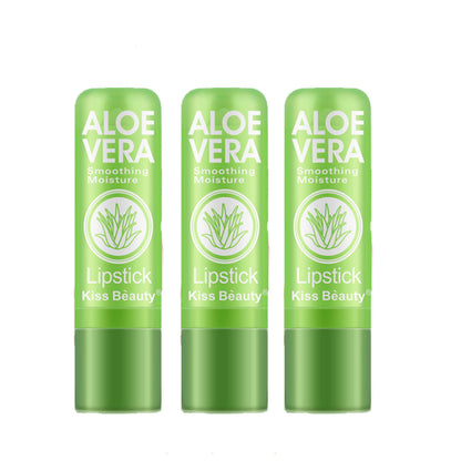 Thermochromic Lipstick, Healthy Moisturizing Color-Changing Lip Balm, Fade-Resistant, Aloe Vera-Based