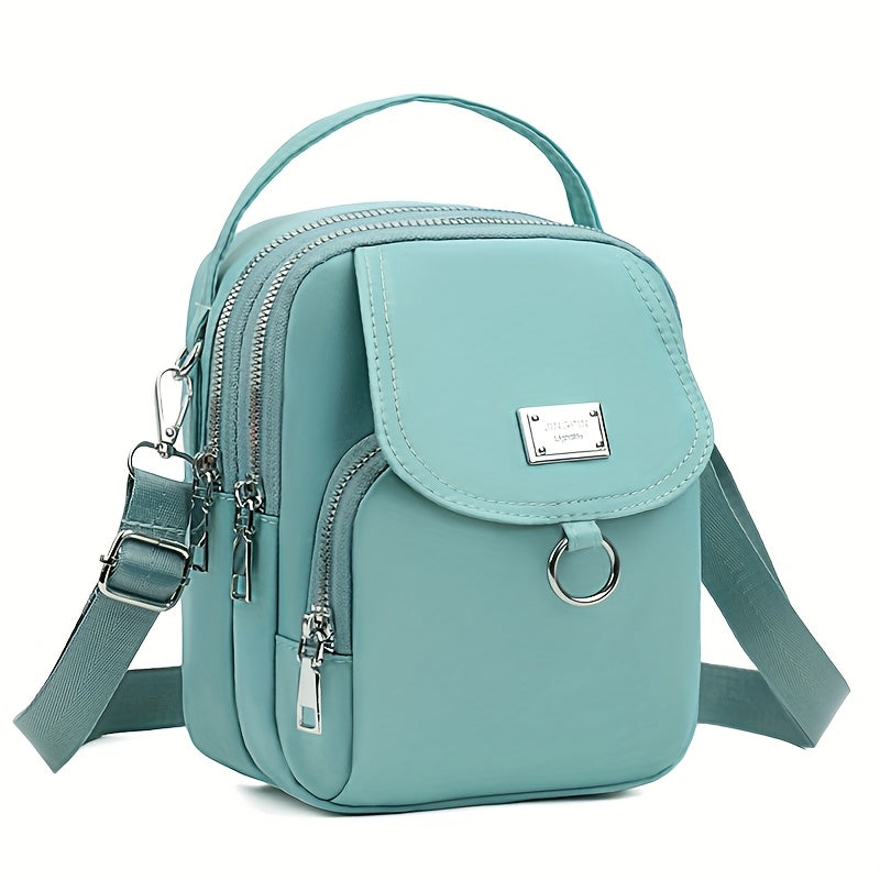 Multi-color Nylon Women's lightweight crossbody bag, casual MINI handbag, fashionable shoulder bag, phone bag, suitable for commuting, shopping, travel