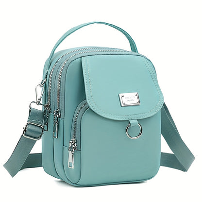 Multi-color Nylon Women's lightweight crossbody bag, casual MINI handbag, fashionable shoulder bag, phone bag, suitable for commuting, shopping, travel