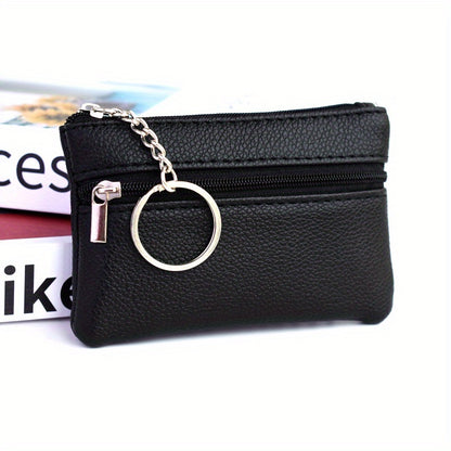 [Mini Coin Wallet] Small Wallet with Keychain - Mini Coin Purse That Holds Coins