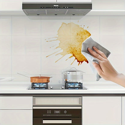 Self-Adhesive PVC Splash Guard - High-Temperature Resistant, Oil and Water Resistant Wall Protector for Kitchen, Cabinets, and Range Hoods