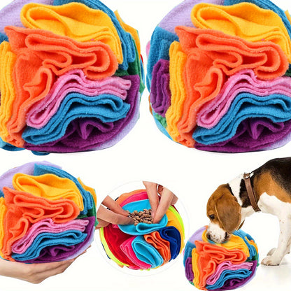 BJAYPET Snuffle Ball for Small Pets, Fabric Scented Ball for Dogs and Cats, Uncharged, Soft and Safe, Ideal for Indoor Play and Training, No Battery Required