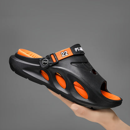 Men'S Summer New Thick-Soled Massage Slippers, Trendy And Versatile, Suitable for Couples, Durable And Comfortable Outdoor Sandals.