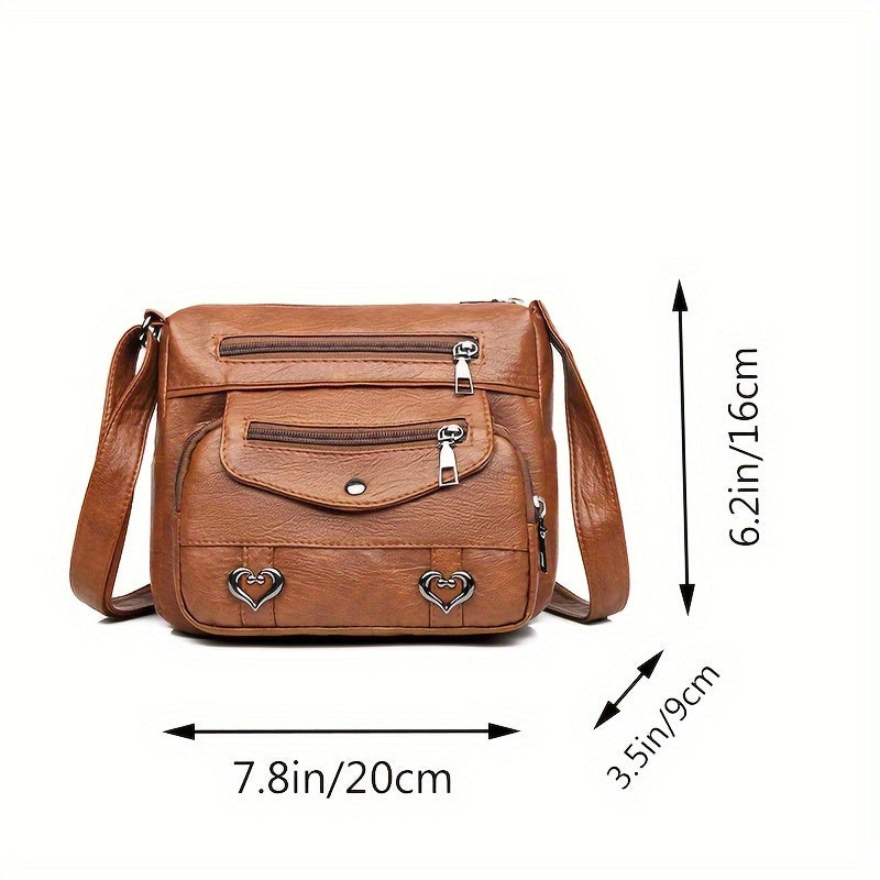 Ladies' Handbag Soft Bag, Stylish Casual Travel Shoulder Crossbody Bag