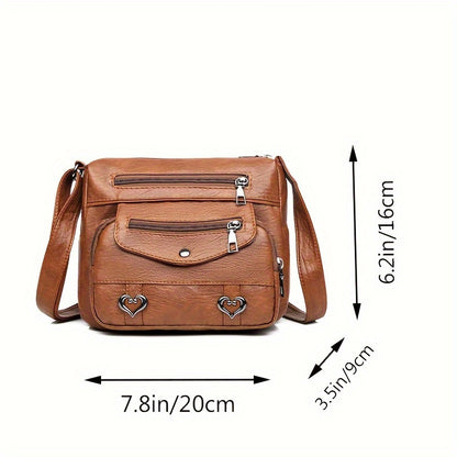 Ladies' Handbag Soft Bag, Stylish Casual Travel Shoulder Crossbody Bag