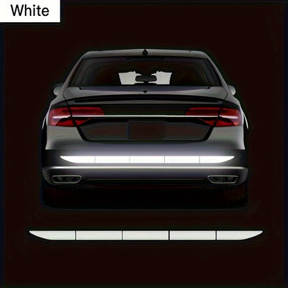 Car Bumper Reflective Stickers, Reflective Strips for Enhanced Night Driving Safety