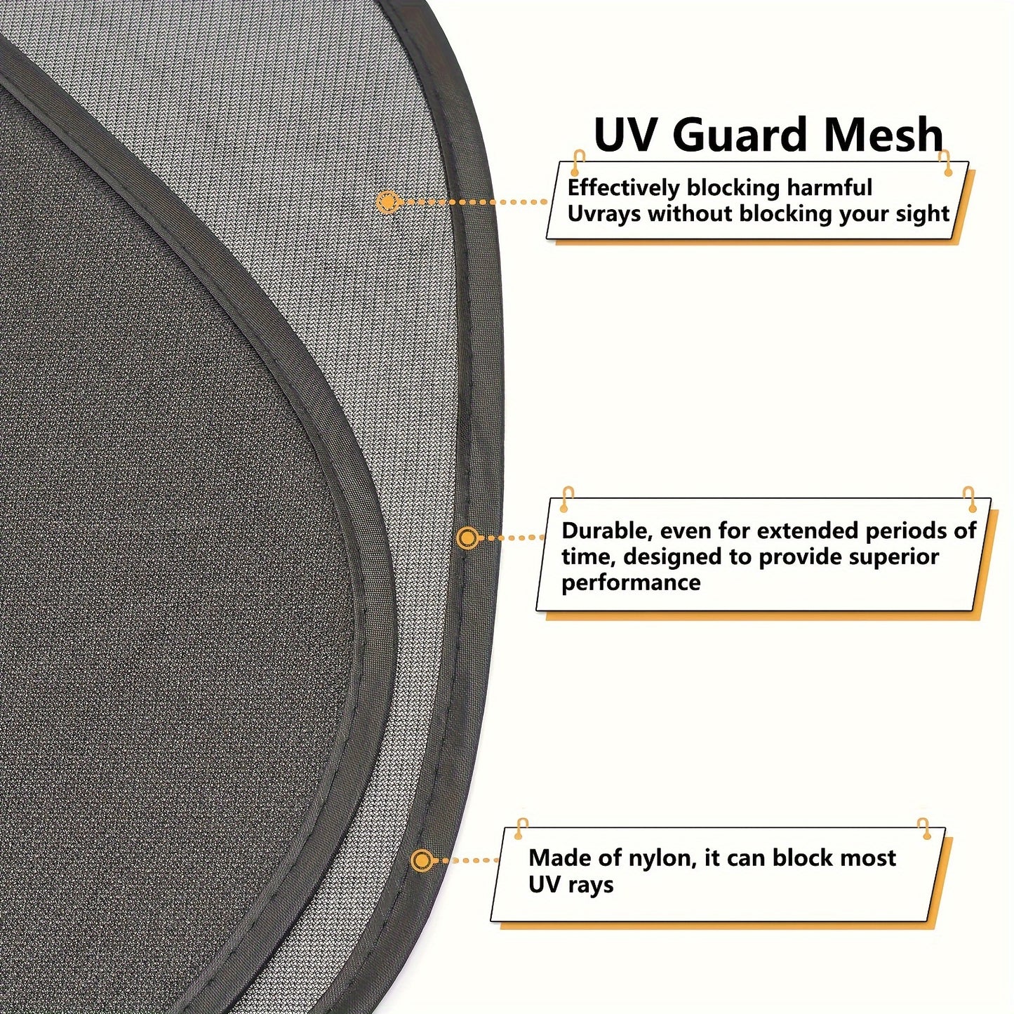 Car Sun Visor Car Side Blocking Sunscreen Heat Insulation Light Absorption Curtain Summer Small Car Window Curtain Side Gear Plate Blackout Cloth