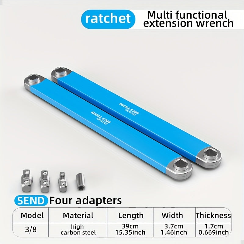 New Multifunctional Extended Ratchet Wrench/Dual-Purpose Quick Socket Universal Extension Set/All-In-One